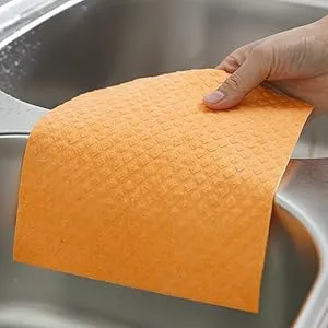 Swedish Wholesale Swedish Dish Cloths for Kitchen- 10 Pack Reusable Paper Towels for Counters & Dishes - Eco Friendly Cellulose Sponge Cloth - Assorted Assorted - Reusable Cleaning Cloths - Grips surface