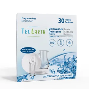 Tru Earth Dishwasher Detergent Tablets | Eco-friendly, Lab-Tested Dishwasher Packs | Super-Concentrated and Easy to Use | 30 Tablets - dishwasher tablets