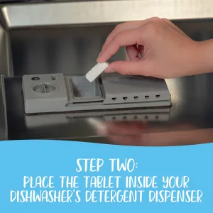 Tru Earth Dishwasher Detergent Tablets | Eco-friendly, Lab-Tested Dishwasher Packs | Super-Concentrated and Easy to Use | 30 Tablets - step 2