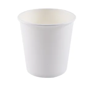 Turbo Bee 300Pack 4oz Disposable Paper Cups,Hot/Cold Beverage Drinking Cup,Small Paper Cups for Bathroom and Mouthwash White-300pack-4oz - 4oz paper cups