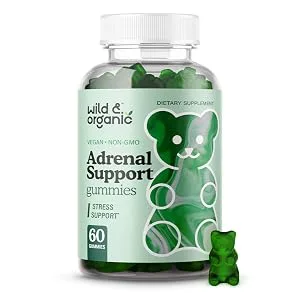 Wild & Organic Adrenal Support Supplements Gummies - Energy, Stress & Calm Gummies - Vegan - 60 Chews - product information 14