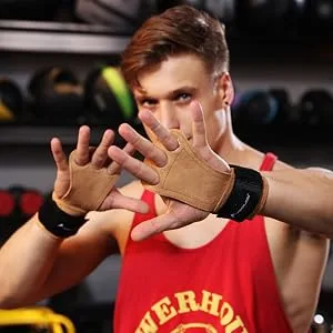 AEOLOS Leather Gymnastics Hand Grips-Great for Gymnastics,Pull up,Weight Lifting,Kettlebells and Cross Training 1#BLACK Small - crossfit grips