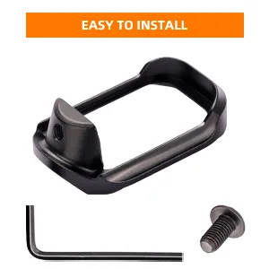 AGGXPF Anodized Aluminum Flared and Enhanced Base for 19/23/32/38-Gen 3/4(Black) - easy to install