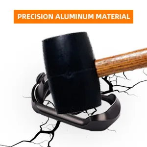 AGGXPF Anodized Aluminum Flared and Enhanced Base for 19/23/32/38-Gen 3/4(Black) - Precision Material
