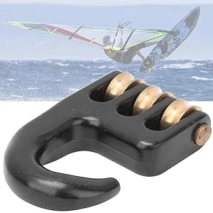 Windsurf Rigging Pulley Hook 3 Roller Wheel Rigging Pulley Hook Strong Havy Duty Aluminium Alloy Surf Accessory - product information 15