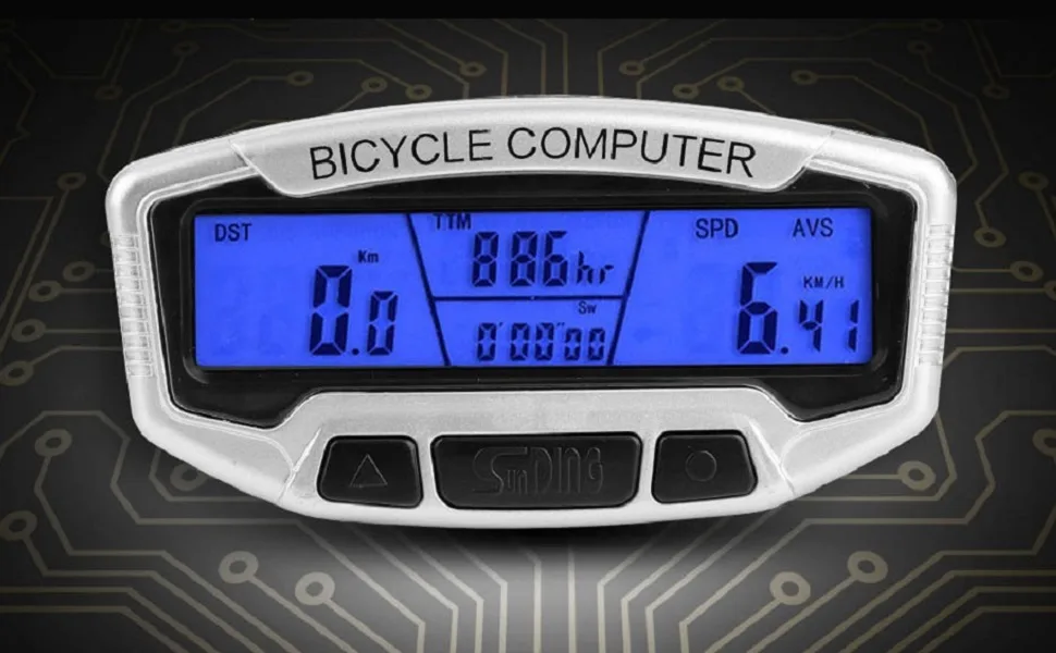 Bike Odometer Set with Wired Extension Mount Backlight Dustproof Waterproof Bicycle Stopwatch Speedometer Bike Tool - product information 18