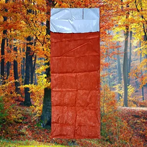 BESTHUNTINER Bivy Emergency Sleeping Bag,Thickness Material,Lightweight, Waterproof, Reusable, Thermal Bivy Sack Cover, Shelter Kit. orange - product information 18