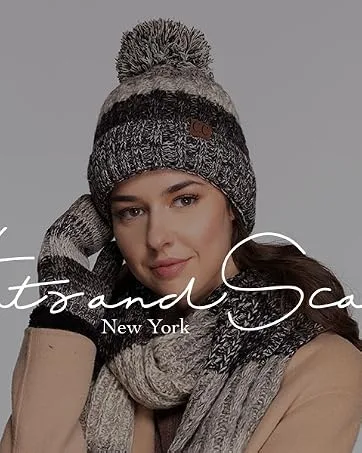 C.C Exclusives Cable Knit Beanie - Thick, Soft & Warm Chunky Beanie Hats (HAT-20A)(HAT-30)(HAT-730) (YJ-816) (HAT-80) Multicolor - hat-1816