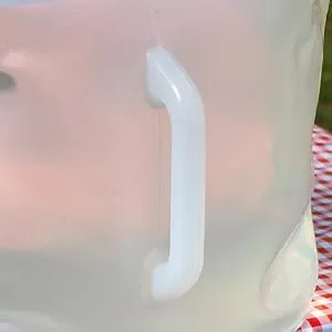 Coghlan's Collapsible Water Container, 5-Gallon, Clear White, 11" x 11" x 12" - water, storage, emergency, spigot, poly, food, BPA Free, collapsible, handle, molded, Coghlan