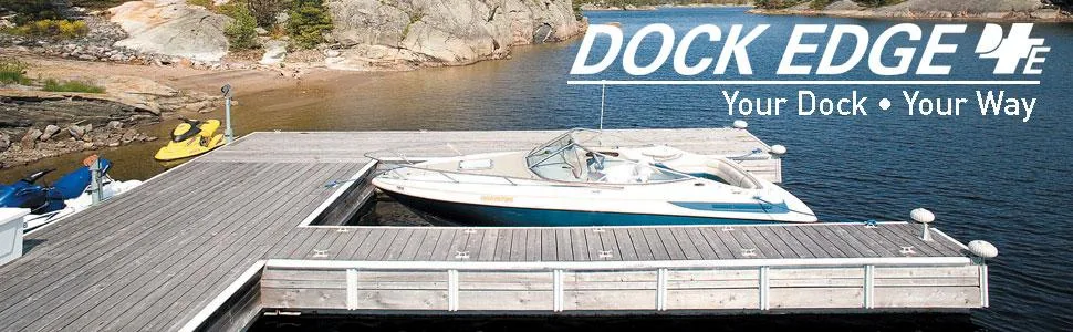 Dock Edge + Almag 35 Flip-Up Dock Cleat, 6-Inch, White - dock edge