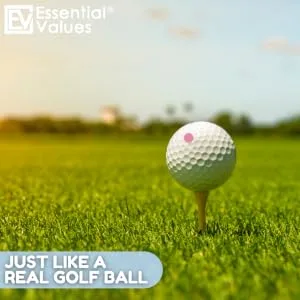 Essential Values Exploding Golf Balls (4 Balls)  Gender Reveal Golf Ball, Prank Golf Balls, Trick Golf Balls for Practical Jokes and Golf Theme Gender Reveal Parties - Exploding balls for golf