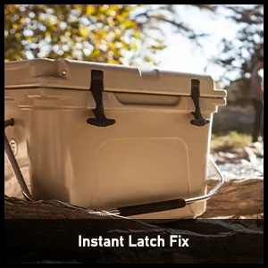 Essential Values Compatible Yeti Cooler Latches - Aftermarket Yeti Latches Replacement - Works with RTIC Models Too - Rubber Cooler Latch Upgrade 2 Pack - cooler latch