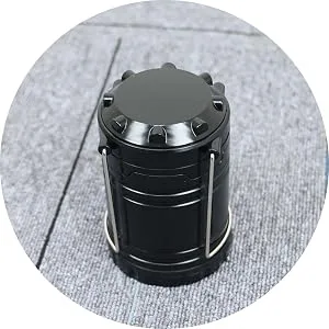 Everyday Essentials Ultra Bright LED Collapsible Water Resistant Camping Lantern Flashlights Black 2-Count - product information 7