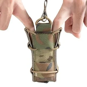 EXCELLENT ELITE SPANKER Open Top M4 M14 M16 AR15 Mag Pouch and Single Pistol Mag Pouch Flashlight Holder Magazine A-Multicam-Pistol Pouch - product information 4