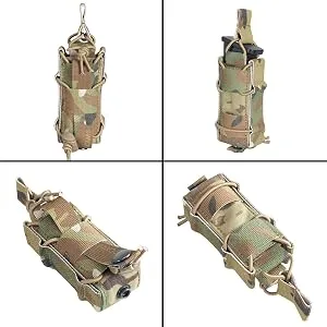 EXCELLENT ELITE SPANKER Open Top M4 M14 M16 AR15 Mag Pouch and Single Pistol Mag Pouch Flashlight Holder Magazine A-Multicam-Pistol Pouch - product information 5