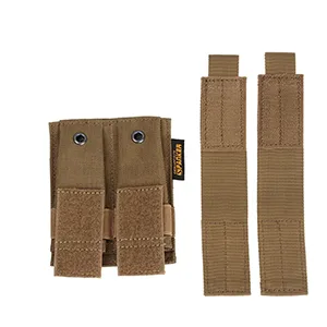 EXCELLENT ELITE SPANKER Molle Single/Double Pistol Mag Pouch Tactical Magazine Pouch Tool Organizer Holder Double Black - product information 6