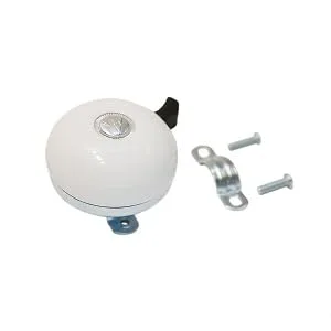 Firmstrong Classic Beach Cruiser Bicycle Bell White - product information 2