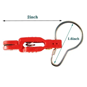 FUNORNAM Heavy Tension Snap Release Clips for Weight Planer Board Kites Downrigger Trolling Fishing red - Heavy Tension Snap Release Clips