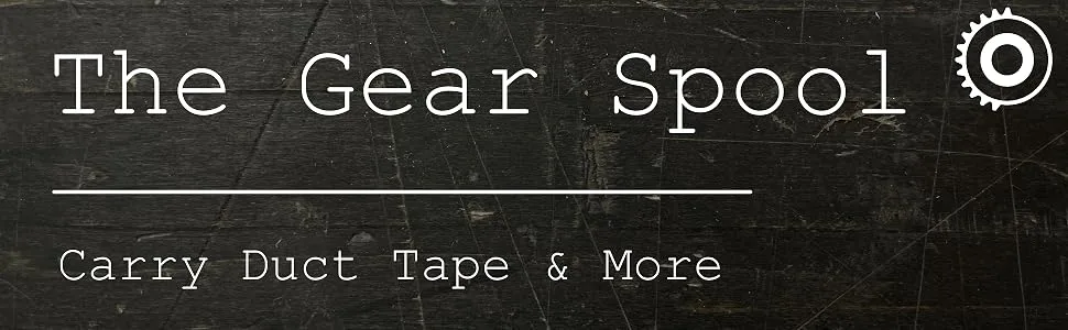 The Gear Spool - Duct Tape Spool for Every Day Carry. Spool for Tape, Cord, Rope, para Cord Comes Empty. Made by Gear Spool - Duct tape spool