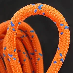 GM CLIMBING 8mm (5/16in) Accessory Cord Rope Double Braid Pre Cut CE/UIAA Black 5/16in(dia.) x 20feet - 8MM ACCESSORY CORD DETAILS