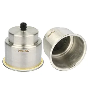 Goture Stainless Steel Cup Drink Holder with Drain Marine Boat Rv Camper Rod B-Cup Holder(2PCS) - cup holder