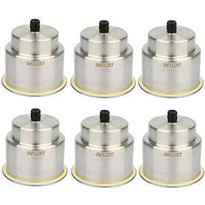 Goture Stainless Steel Cup Drink Holder with Drain Marine Boat Rv Camper Rod B-Cup Holder(2PCS) - cup holder