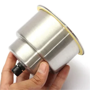 Goture Stainless Steel Cup Drink Holder with Drain Marine Boat Rv Camper Rod B-Cup Holder(2PCS) - cup holder