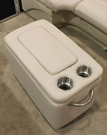 Goture Stainless Steel Cup Drink Holder with Drain Marine Boat Rv Camper Rod B-Cup Holder(2PCS) - cup holder