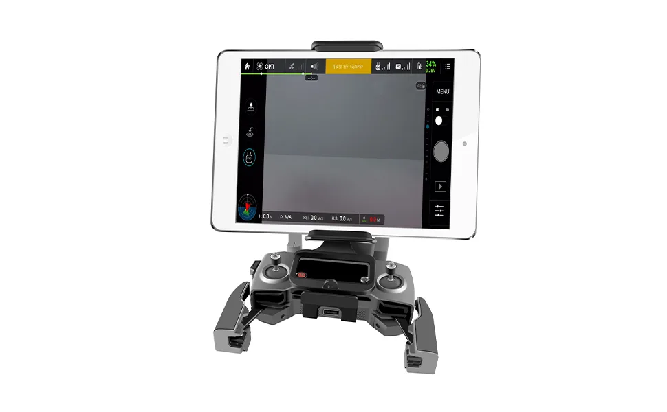 Hanatora 4-11 Inch Tablet Phone Front Holder Mount with Neck Lanyard for DJI Mavic Mini/Mini SE,Mavic 2 Pro/Zoom, DJI Mavic Air/Spark/Mavic Pro/Platinum Remote Control - product information 2