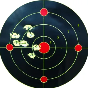 kefit 12x12 Inch Self Adhesive Shooting Targets, Splatter Paper Targets for BB Gun, Rifle, Airsoft, Pistol Shooting 20 pack - shooting targets