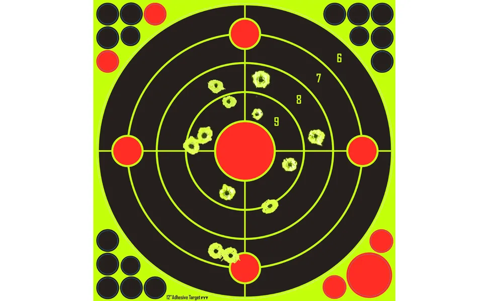 kefit 12x12 Inch Self Adhesive Shooting Targets, Splatter Paper Targets for BB Gun, Rifle, Airsoft, Pistol Shooting 20 pack - targets