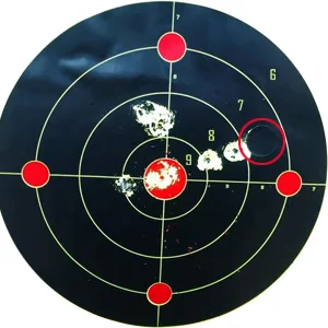 kefit 12x12 Inch Self Adhesive Shooting Targets, Splatter Paper Targets for BB Gun, Rifle, Airsoft, Pistol Shooting 20 pack - targets