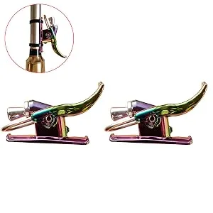 LIZHOUMIL 2 Pack Sea Fishing Casting Trigger, Casting Cannon Clip, Bionic Finger, Thumb Button, Fixed Spool Casting Aid for Sea Shore Beach Fishing Black - 2cai