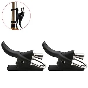 LIZHOUMIL 2 Pack Sea Fishing Casting Trigger, Casting Cannon Clip, Bionic Finger, Thumb Button, Fixed Spool Casting Aid for Sea Shore Beach Fishing Black - 2hei