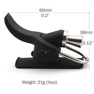 LIZHOUMIL 2 Pack Sea Fishing Casting Trigger, Casting Cannon Clip, Bionic Finger, Thumb Button, Fixed Spool Casting Aid for Sea Shore Beach Fishing Black - product information 2