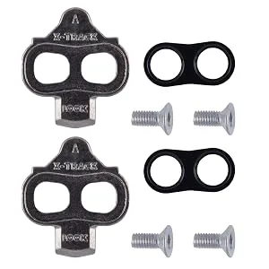 LOOK Cycle - X-Track Cleats - Unidirectional Disengagement - Ultra Compact - Lightweight - Angular Freedom 6  - Cleats for MTB, Gravel or Urban Riding - Easy Cleats MTB Cleats Look Xtrack Cleats MTB bike cleats cleats for MTB pedales de montaña