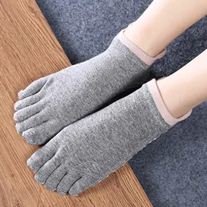 Meaiguo Toe Socks No Show Cotton Low Cut Five Finger Socks Athletic for Women A6-multicoloured - product information 19