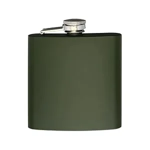 Mil-Tec Stainless Steel Flask (Medium (6 oz), Olive Drab) Medium (6 oz) Olive Drab - product information 2