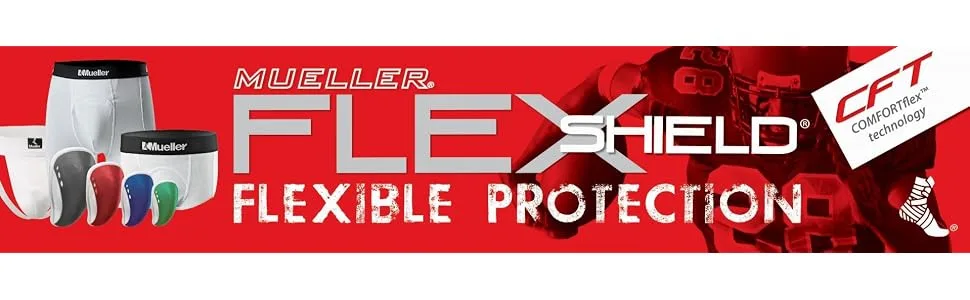 MUELLER Sports Medicine Athletic Supporter with Flex Shield Cup, White/Gray, Adult Large - product information 7