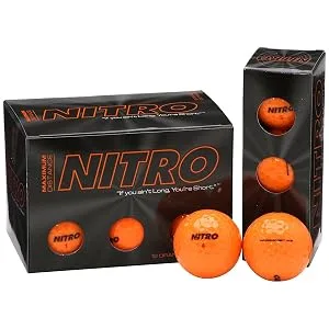 Nitro NMD12OBXC Maximum Distance Golf Ball (12-Pack), Orange One Size - product information 2