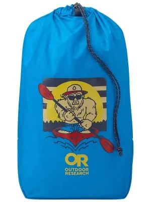Outdoor Research PackOut Graphic Stuff Sack 15L Titanium One Size - B08VDWGL74
