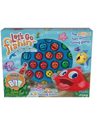 Pressman 58 Let's Go Fishin' Combo Game, Includes Go Fish Card Game - unspecified