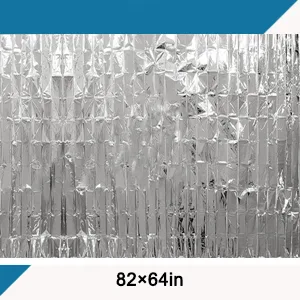 RAINPOH Emergency Mylar Thermal Blanket 82 * 64 in(10 Pack), Gigantic Space Blanket, Survival Blankets Heavy Duty Camping Gear, First Aid, Silver - Emergency Blanket