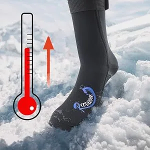 ravani Neoprene Wading Socks,Dive Socks Men Women,Ottman Fabric Sole Provides Extra Durability Large 3mm - neoprene socks