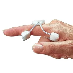 Rolyan Sof-Stretch Extension Splint, Medium, Black, Finger Brace & Knuckle Immobilization Device, Recovery & Rehabilitation Aid for Edema, Joint Extension & Contractures, Support for Injured Fingers Medium Black - 1 Pack - product information 1