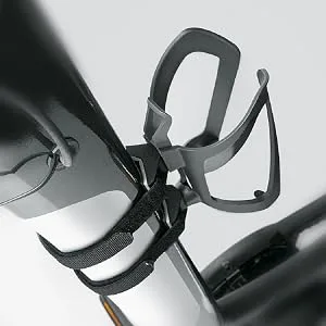SKS-Germany 11313 Anywhere Bicycle Attachment Water Bottle Mount , Black - Anywhere with bottle cage