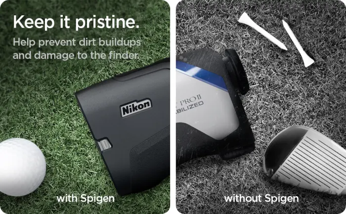 Spigen Rangefinder Case Designed for Nikon COOLSHOT PROII STABILIZED Rangefinder (2021) - Charcoal - Coolshot Pro II Stabilized Rangefinder Case