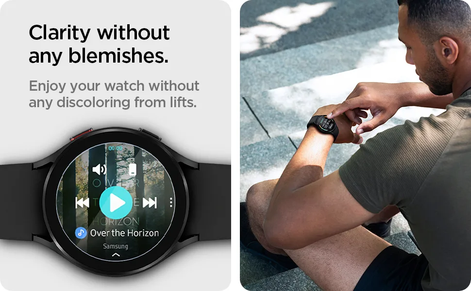 Spigen Tempered Glass Screen Protector GlasTR EZ FIT designed for Galaxy Watch 5 Pro - 2 Pack - product information 7