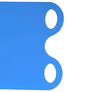 Superio Snow Slider Mat, Flexible Snow Sled Flying Carpet, Roll up Sleds for Kids 36" Lightweight Plastic Snowboard Sled Blue - product information 5