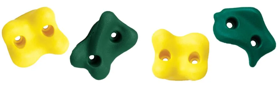 Color Climbing Rocks - 4 rocks in 1 Pack - climbing rocks, plastic climbing rock holds, plastic climbing rocks, rock holds
